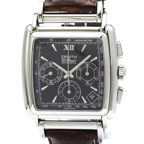 真力時 (ZENITH) Class El Primero 計時碼錶 精鋼腕錶 01.0420.400 拋光