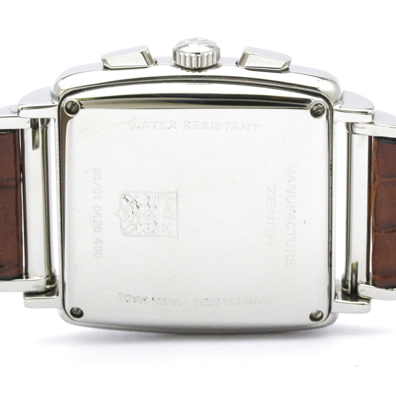 真力時 (ZENITH) Class El Primero 計時碼錶 精鋼腕錶 01.0420.400 拋光-6