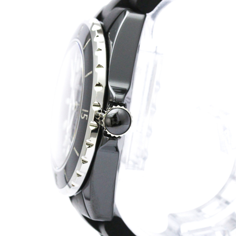 香奈兒 J12 陶瓷橡膠自動男士腕錶 H0684 拋光-3