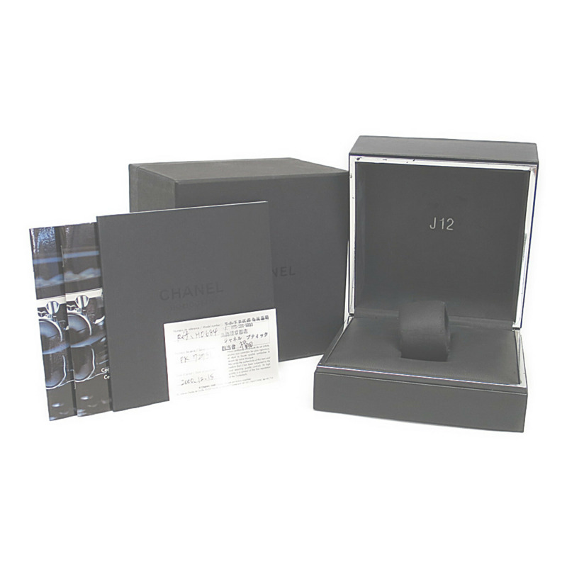 香奈兒 J12 陶瓷橡膠自動男士腕錶 H0684 拋光-5