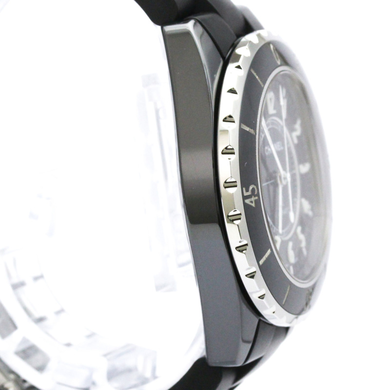 香奈兒 J12 陶瓷橡膠自動男士腕錶 H0684 拋光-8