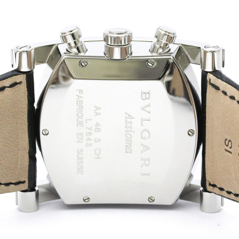 寶格麗 Assioma Chronoragph 精鋼自動男士腕錶 AA48SCH-6