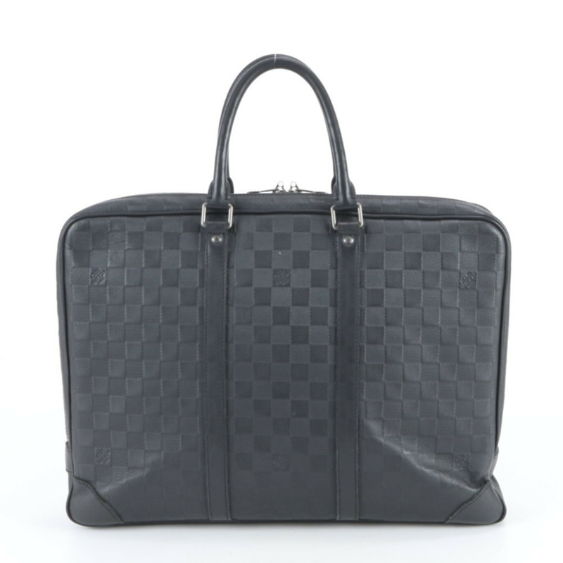 路易威登 Damier Infini Porte Documents Voyage N41146 男士皮革手提包-2