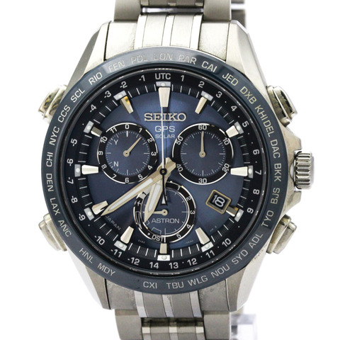 精工 Astron GPS 太陽能陶瓷鈦金屬男士腕錶 SBXB005(8X82-0AB0) 拋光