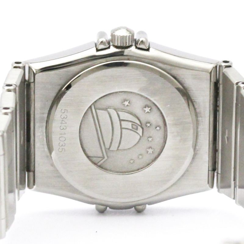 歐米茄星座系列精鋼女錶 795.1080 拋光款-5