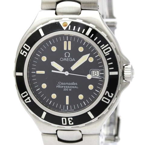 歐米茄海馬系列專業200米石英男士腕錶 396.1052 拋光款