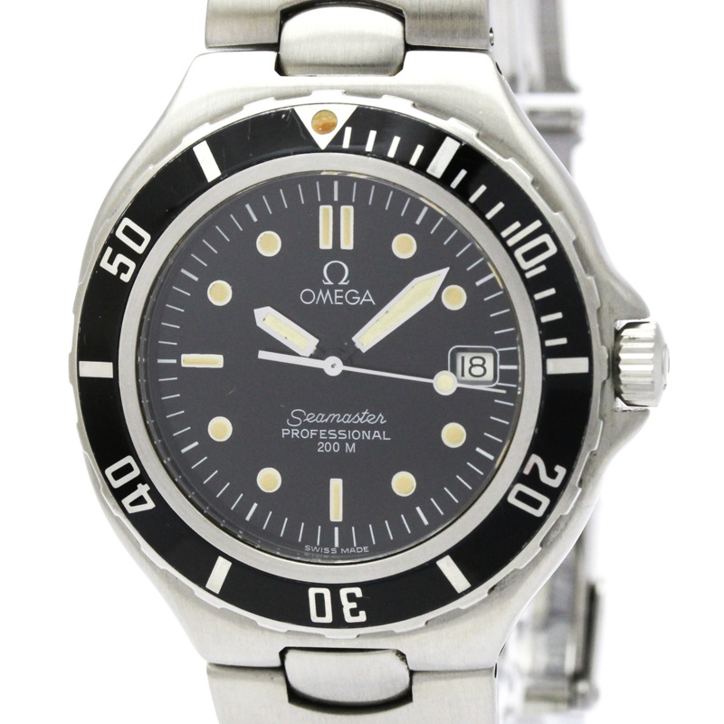 歐米茄海馬系列專業200米石英男士腕錶 396.1052 拋光款-0