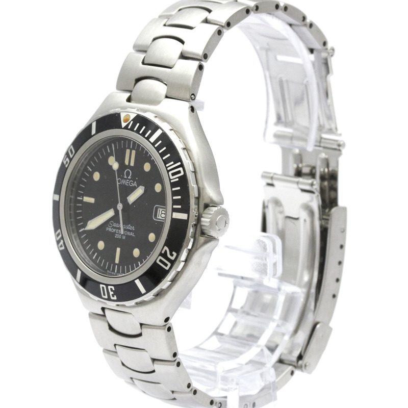 歐米茄海馬系列專業200米石英男士腕錶 396.1052 拋光款-1