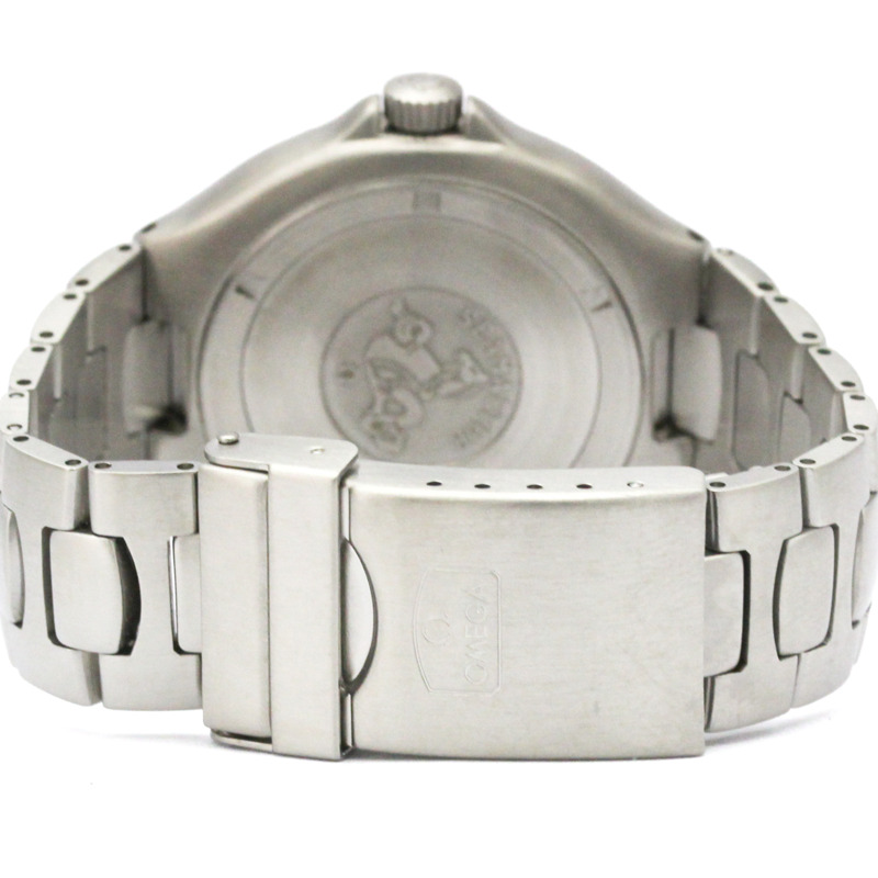 歐米茄海馬系列專業200米石英男士腕錶 396.1052 拋光款-4