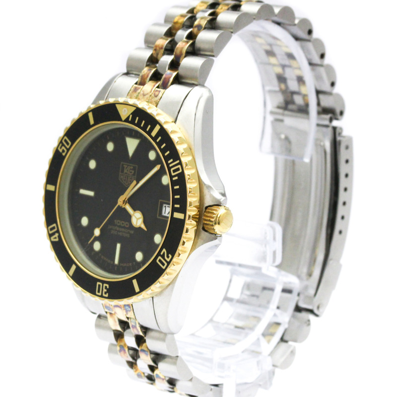 豪雅 1000 專業鍍金鋼錶 980.020-1