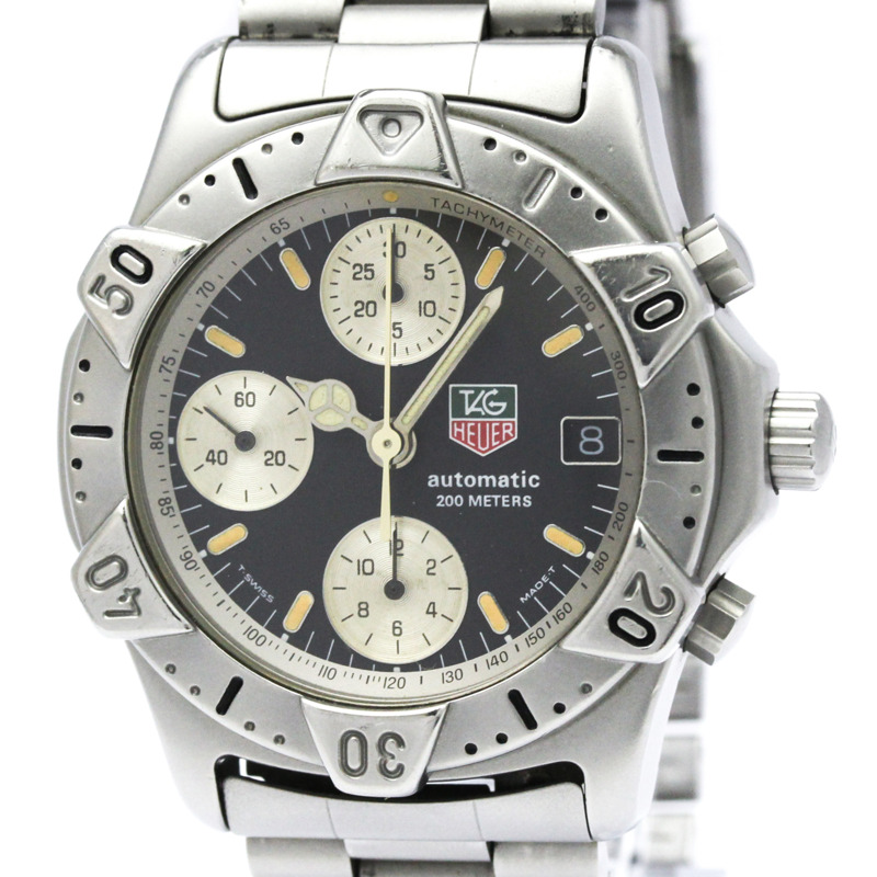 TAG HEUER 豪雅計時潛水錶 精鋼自動男士腕錶 740.306-0