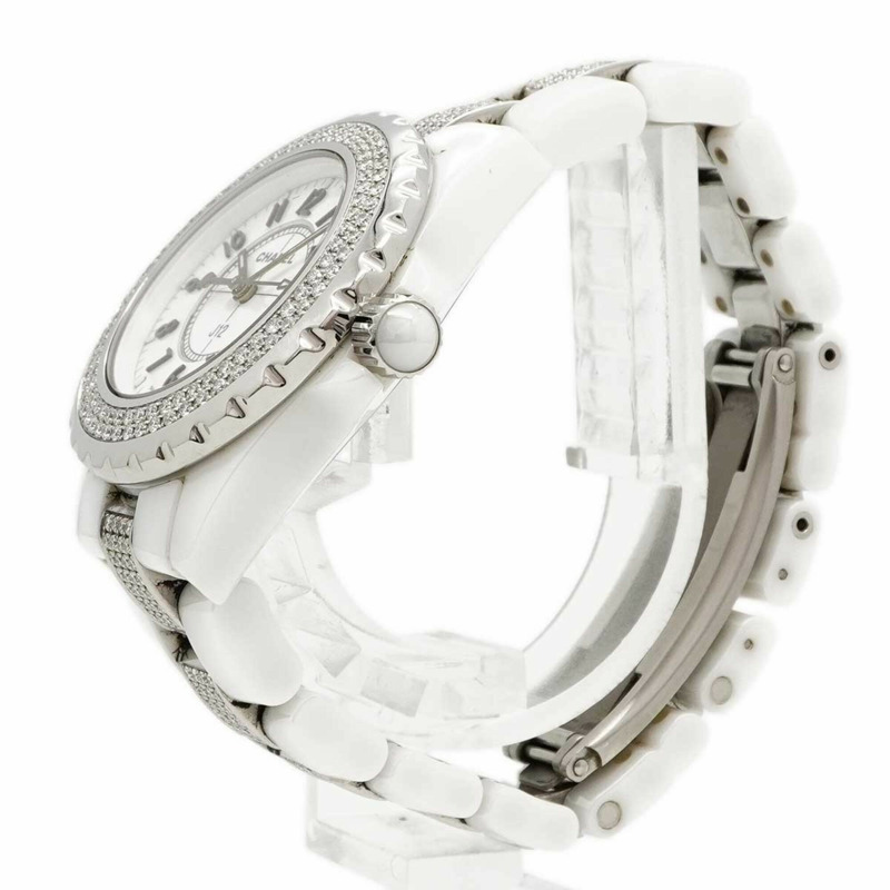 香奈兒 J12 H1420 白色錶盤女錶-1