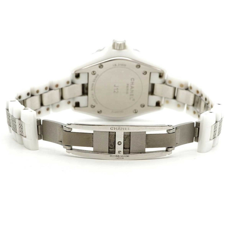 香奈兒 J12 H1420 白色錶盤女錶-3