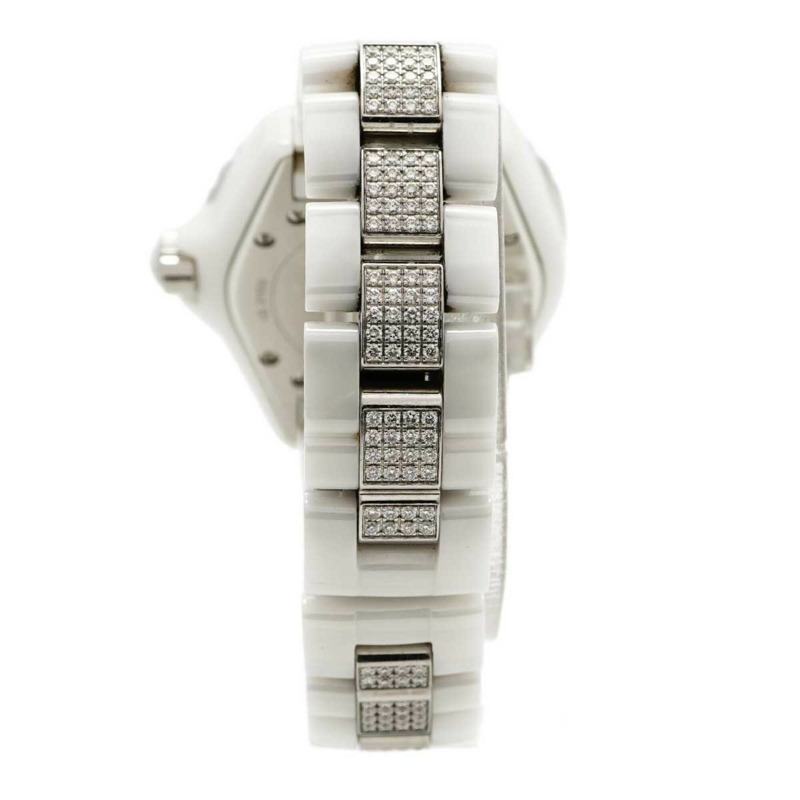 香奈兒 J12 H1420 白色錶盤女錶-8