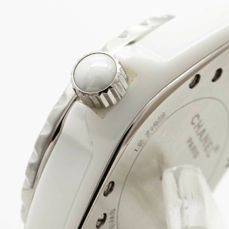 香奈兒 J12 H1420 白色錶盤女錶-9