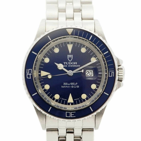 帝舵迷你潛水錶 73090 藍色錶盤女士腕錶