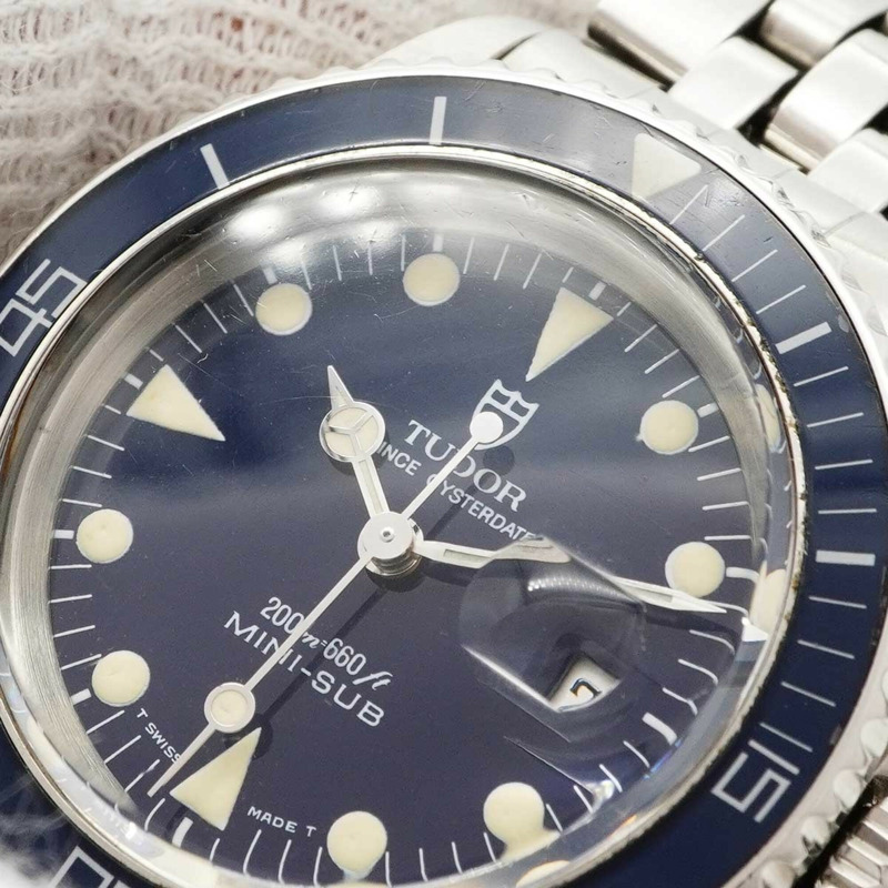 帝舵迷你潛水錶 73090 藍色錶盤女士腕錶-6