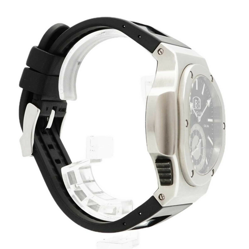 寶格麗 Daniel Roth Chronosprint BRE56BSLDCHS 黑色錶盤男錶-2