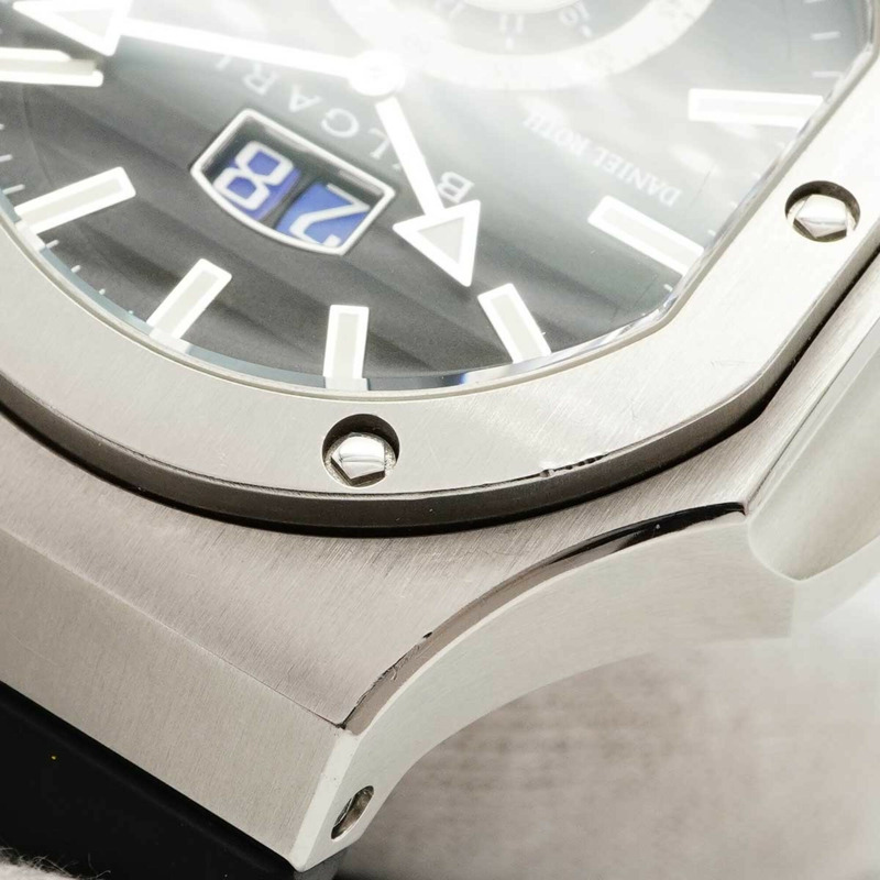 寶格麗 Daniel Roth Chronosprint BRE56BSLDCHS 黑色錶盤男錶-5