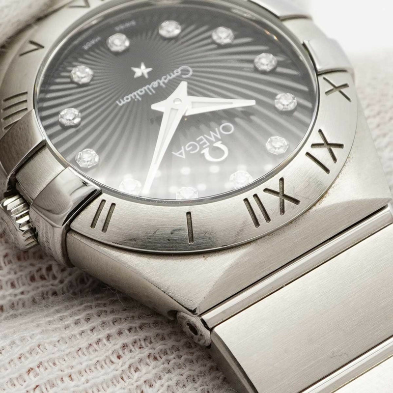 歐米茄星座系列 123.10.24.60.51.001 黑色錶盤女錶-6