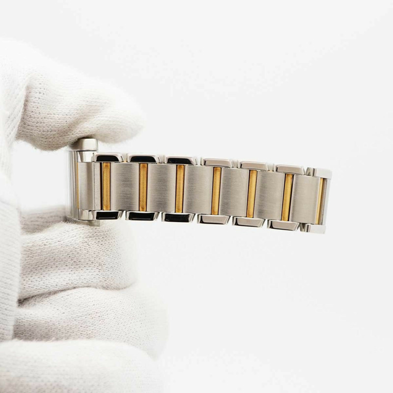 卡地亞 Tank Française SM 雙色 W51007Q4 白色錶盤女錶-5