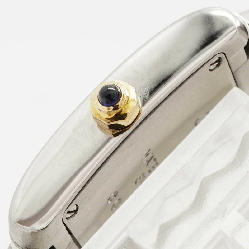 卡地亞 Tank Française SM 雙色 W51007Q4 白色錶盤女錶-8