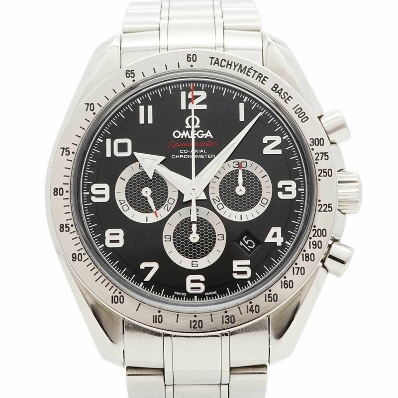 歐米茄超霸系列 321.10.44.50.01.001 黑色錶盤男士腕錶-0