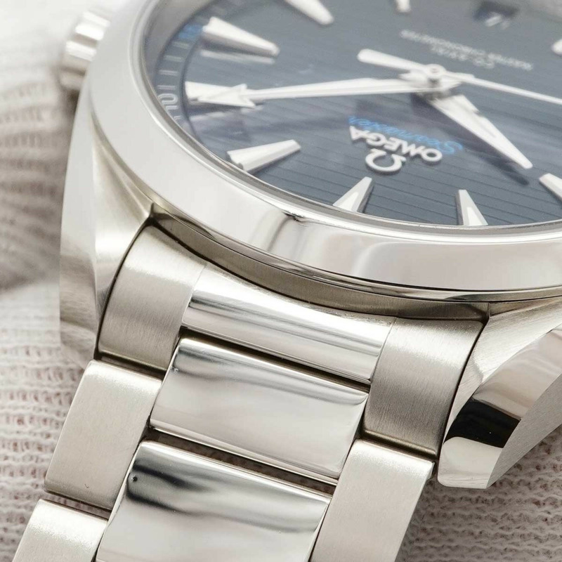 歐米茄海馬系列 220.10.41.21.03.001 海軍藍錶盤男士腕錶-6