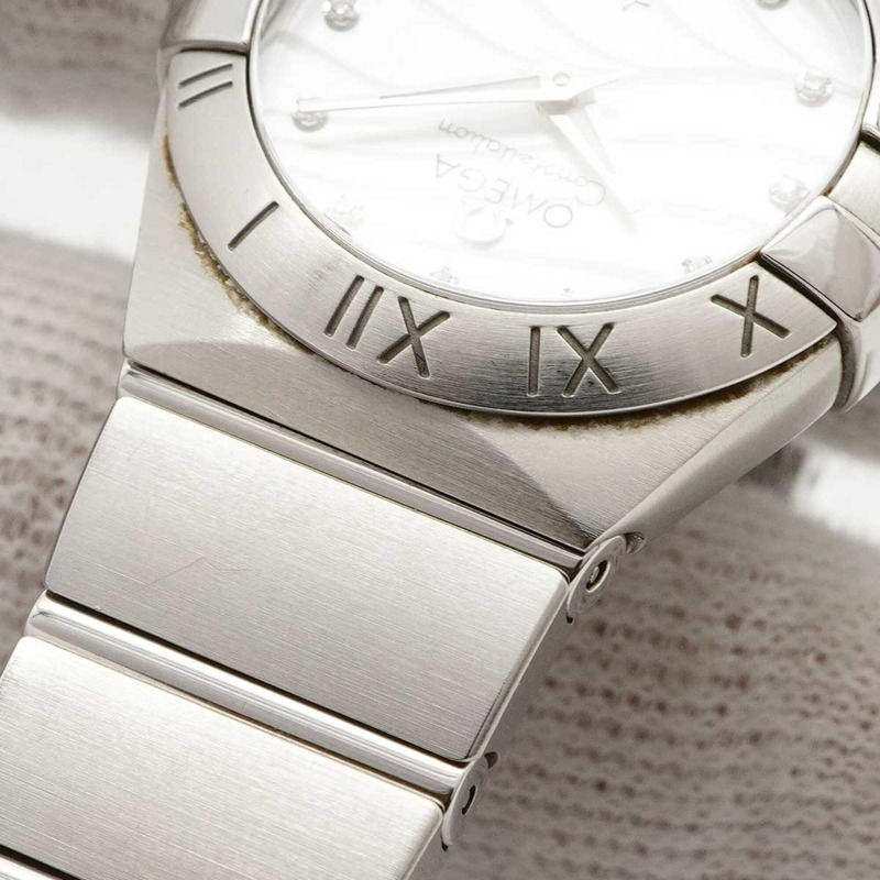 歐米茄星座系列 123.10.24.60.55.003 白色錶盤女錶-6