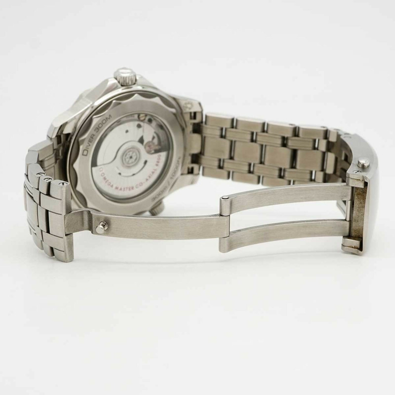 歐米茄海馬系列 210.30.42.20.03.001 藍色錶盤男士腕錶-3