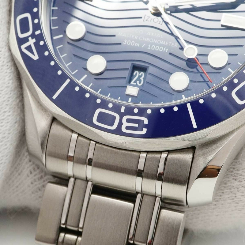 歐米茄海馬系列 210.30.42.20.03.001 藍色錶盤男士腕錶-6