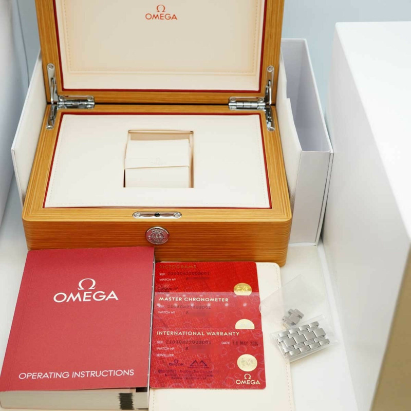 歐米茄海馬系列 210.30.42.20.03.001 藍色錶盤男士腕錶-9