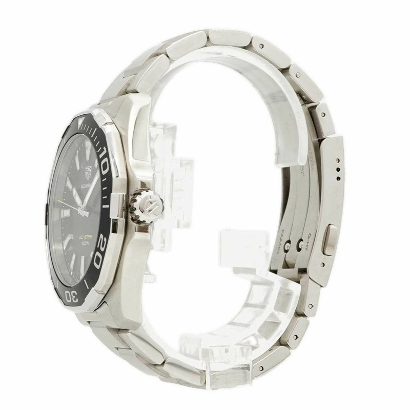 TAG Heuer 豪雅競潛系列 WAY101A 黑色錶盤男士腕錶-1