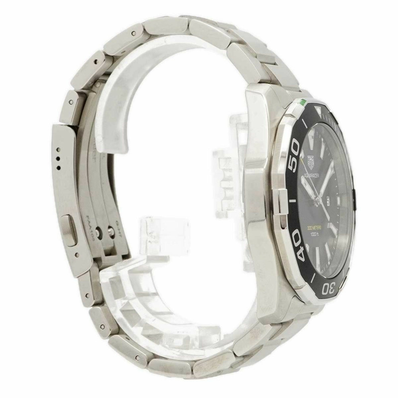 TAG Heuer 豪雅競潛系列 WAY101A 黑色錶盤男士腕錶-2