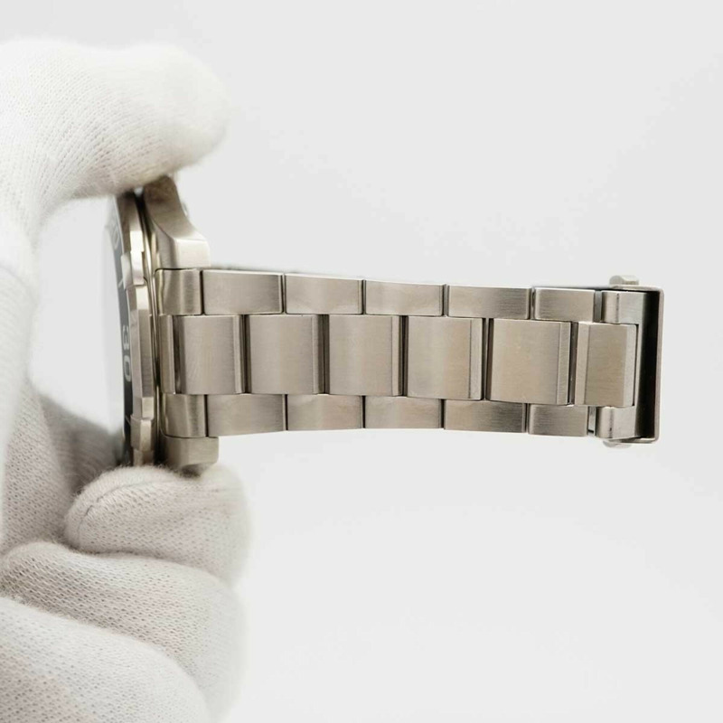 TAG Heuer 豪雅競潛系列 WAY101A 黑色錶盤男士腕錶-5