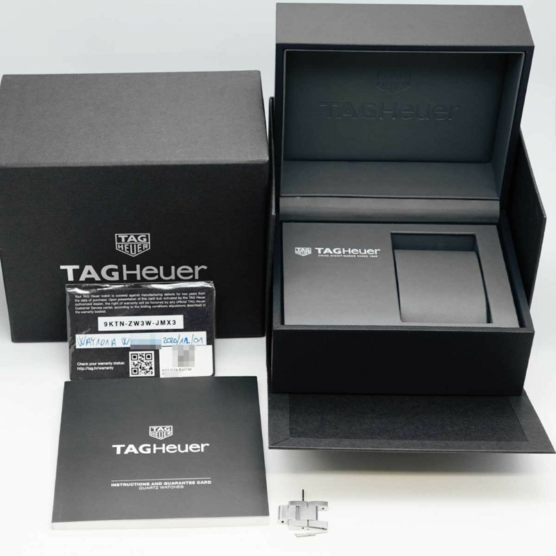 TAG Heuer 豪雅競潛系列 WAY101A 黑色錶盤男士腕錶-8