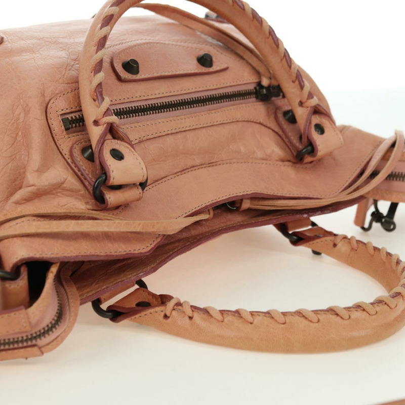 【日本直送】BALENCIAGA The Town 手提包 皮革 兩用 粉紅色 240579 正品 175475SAV-5