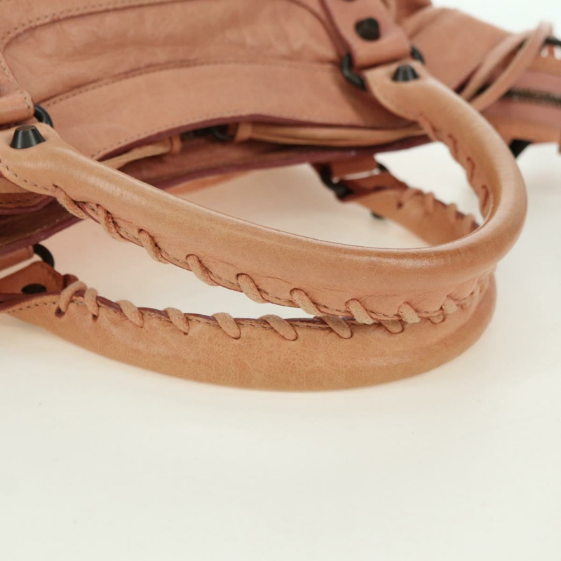 【日本直送】BALENCIAGA The Town 手提包 皮革 兩用 粉紅色 240579 正品 175475SAV-6