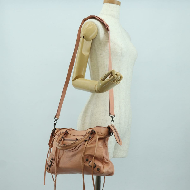 【日本直送】BALENCIAGA The Town 手提包 皮革 兩用 粉紅色 240579 正品 175475SAV-27