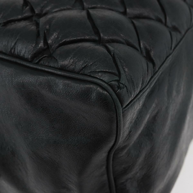 【日本直送】BALENCIAGA Matelasse 手提包，黑色銀色皮革，貨號 168031，正品號 176383A-14
