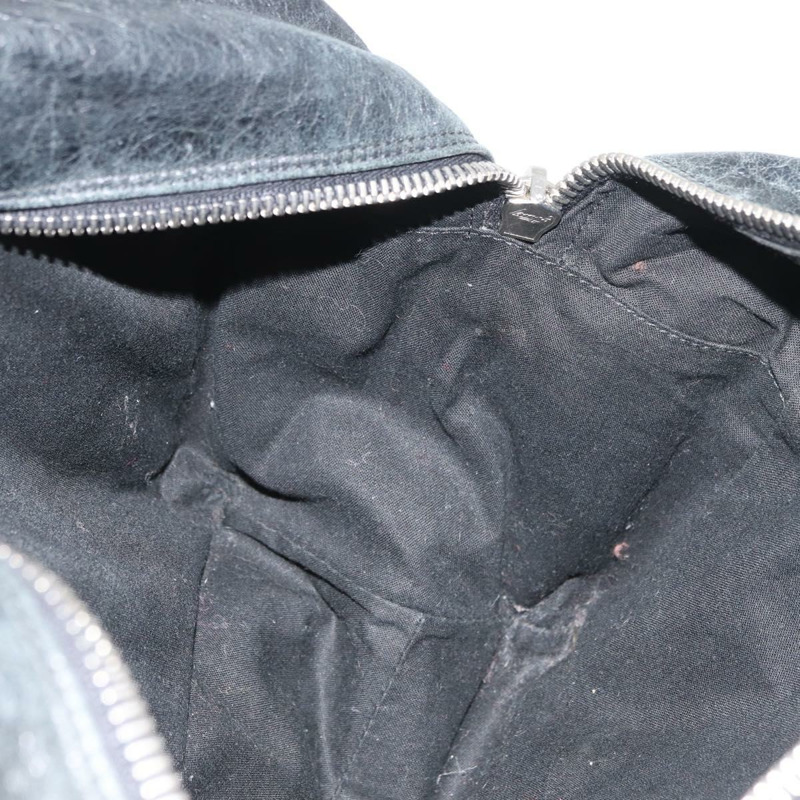 【日本直送】BALENCIAGA Matelasse 手提包，黑色銀色皮革，貨號 168031，正品號 176383A-19
