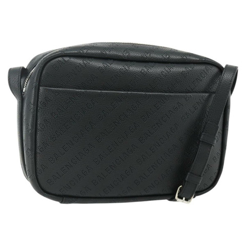 BALENCIAGA Everyday 黑色皮革肩背包 679267 正品 ep14300V