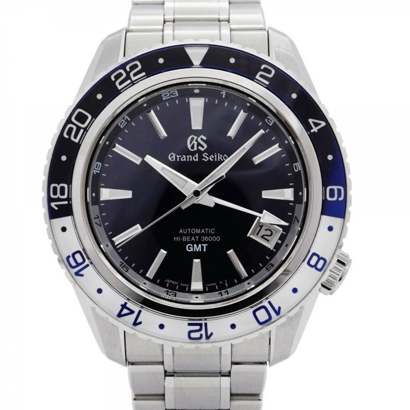 精工 Grand SBGJ237 9S86-00K0 海軍藍錶盤男士腕錶-0