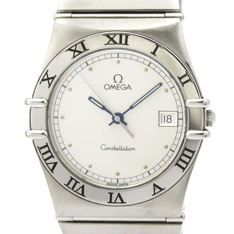 歐米茄星座系列不鏽鋼石英男士腕錶 396.1070 拋光款-0