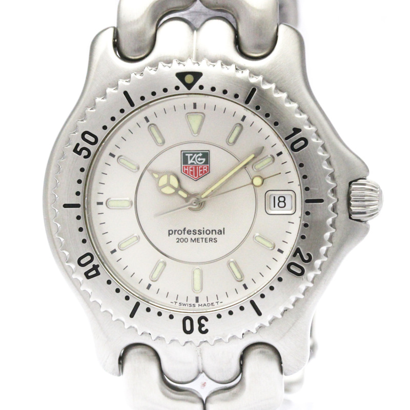 TAG HEUER Sel Professional 200M 石英男錶 WG111B 拋光款-0