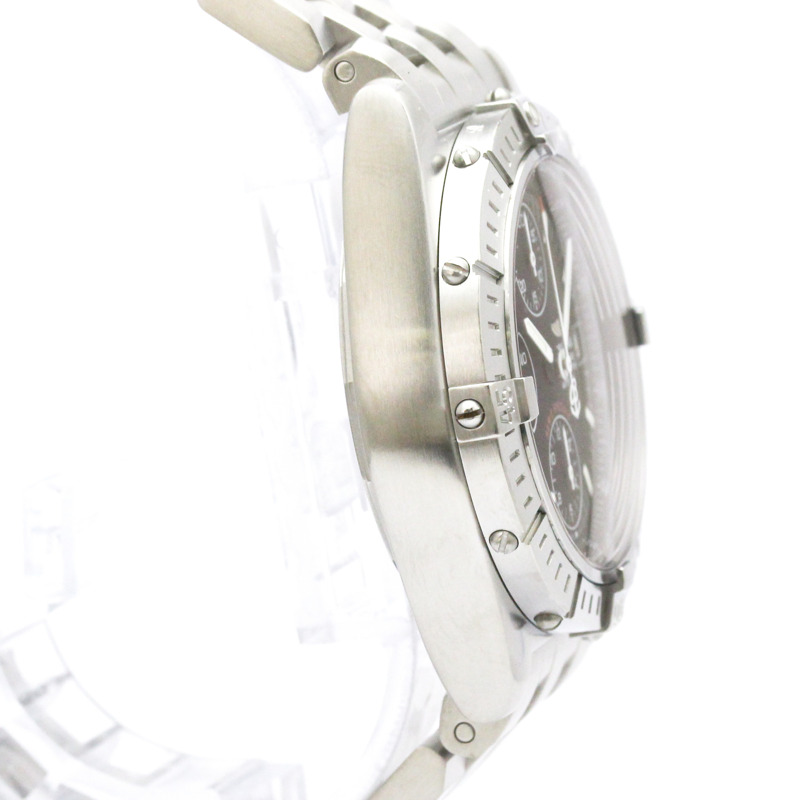 百年靈 Chronomat 黑鳥精鋼自動腕錶 A13353 拋光-7