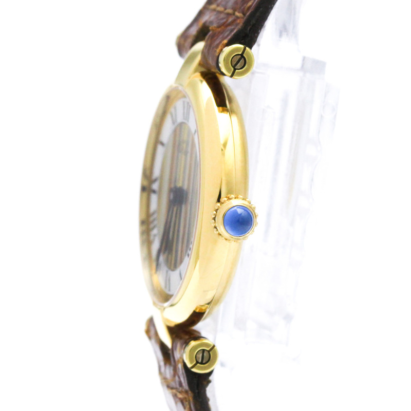 卡地亞 Must Vendome 鍍金石英女士腕錶 590004-3