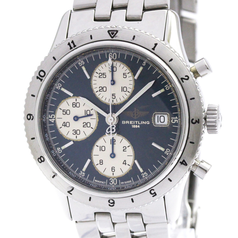 百年靈 Navitimer Aviastar 精鋼自動腕錶 A13023 拋光-0