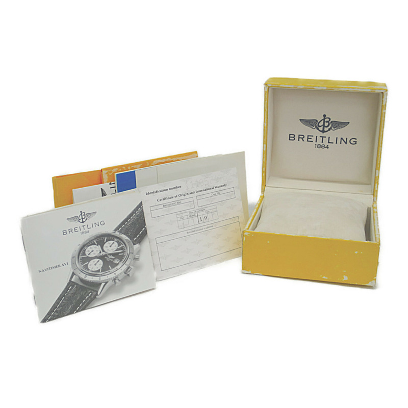 百年靈 Navitimer Aviastar 精鋼自動腕錶 A13023 拋光-5