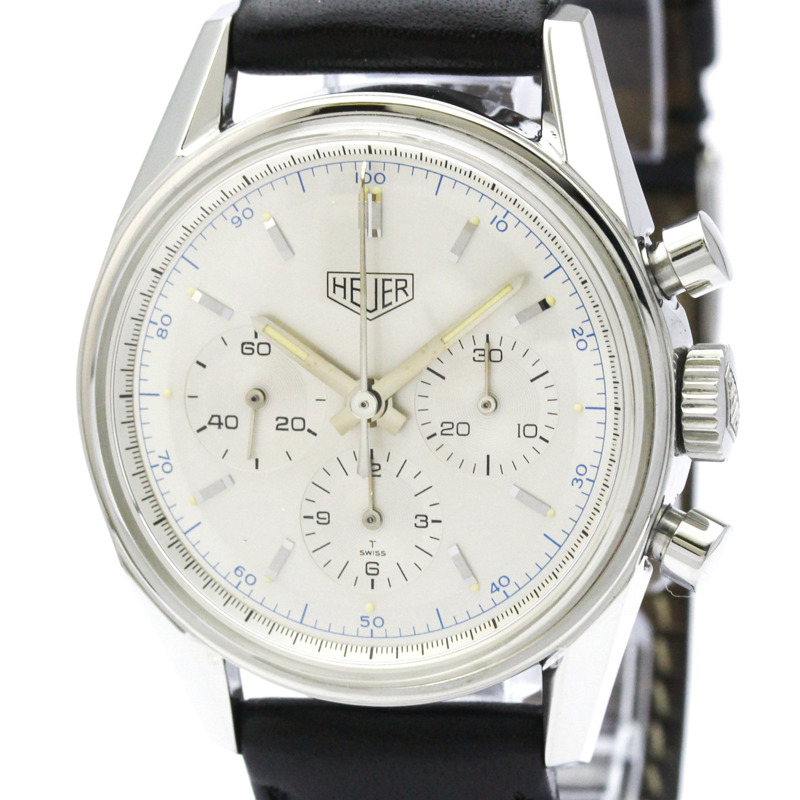 TAG HEUER 豪雅卡萊拉復刻版計時手動腕錶 CS3110 拋光-0